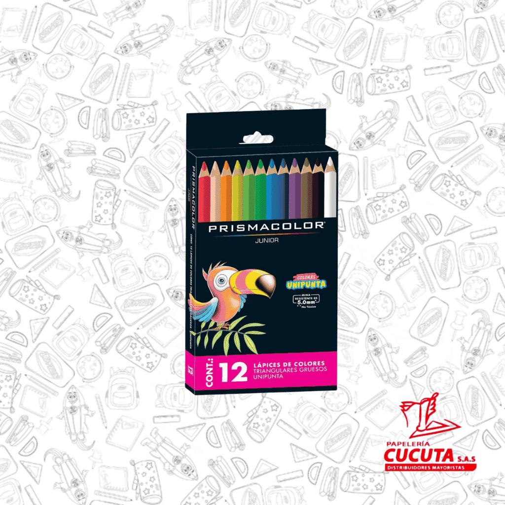 COLOR X 12 TRIANGULARES GRUESOS PRISMACOLOR SANFORD