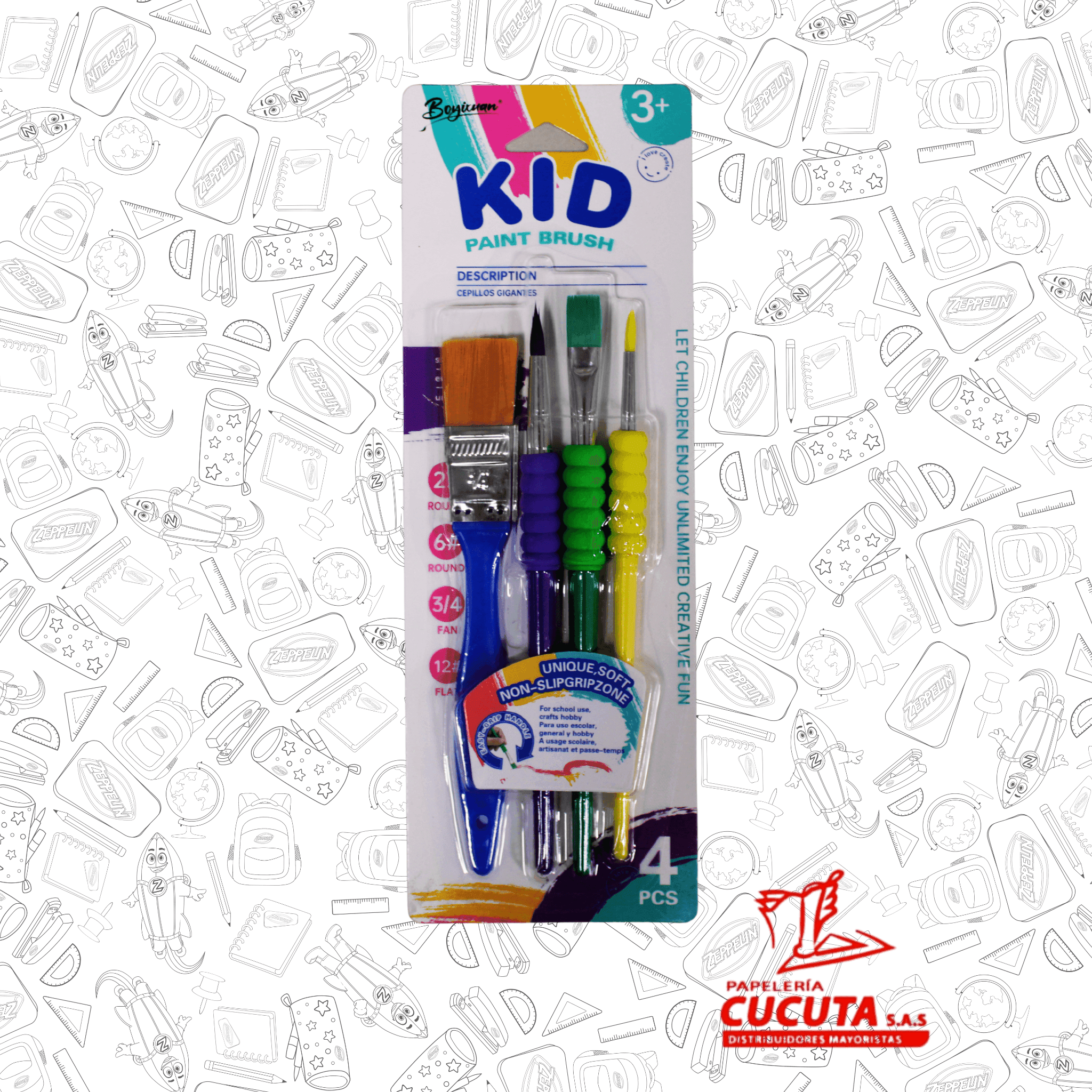 PINCEL KID X 4 R/F 160-4B CLARK PTF600 vista 2