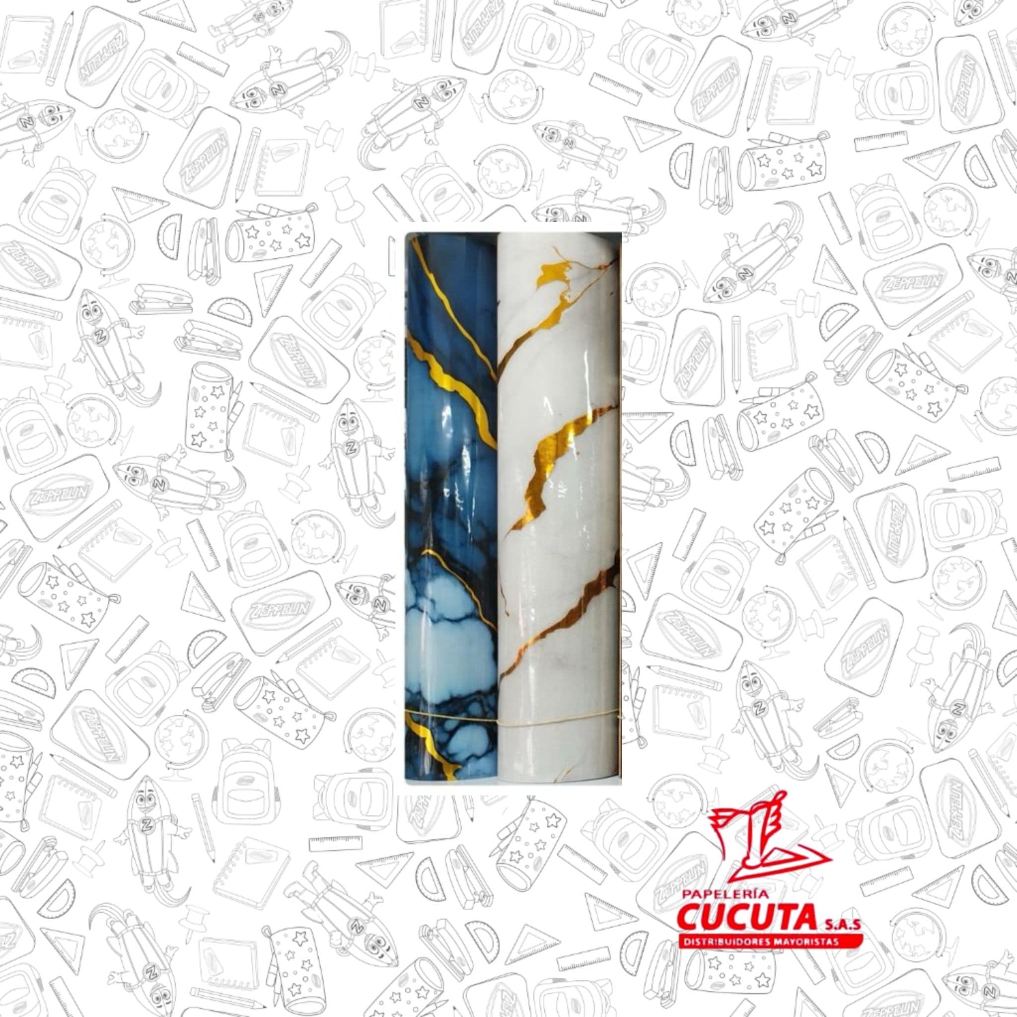 PAPEL ADHESIVO 60CMX3MT MARBLE R/ 8023-1