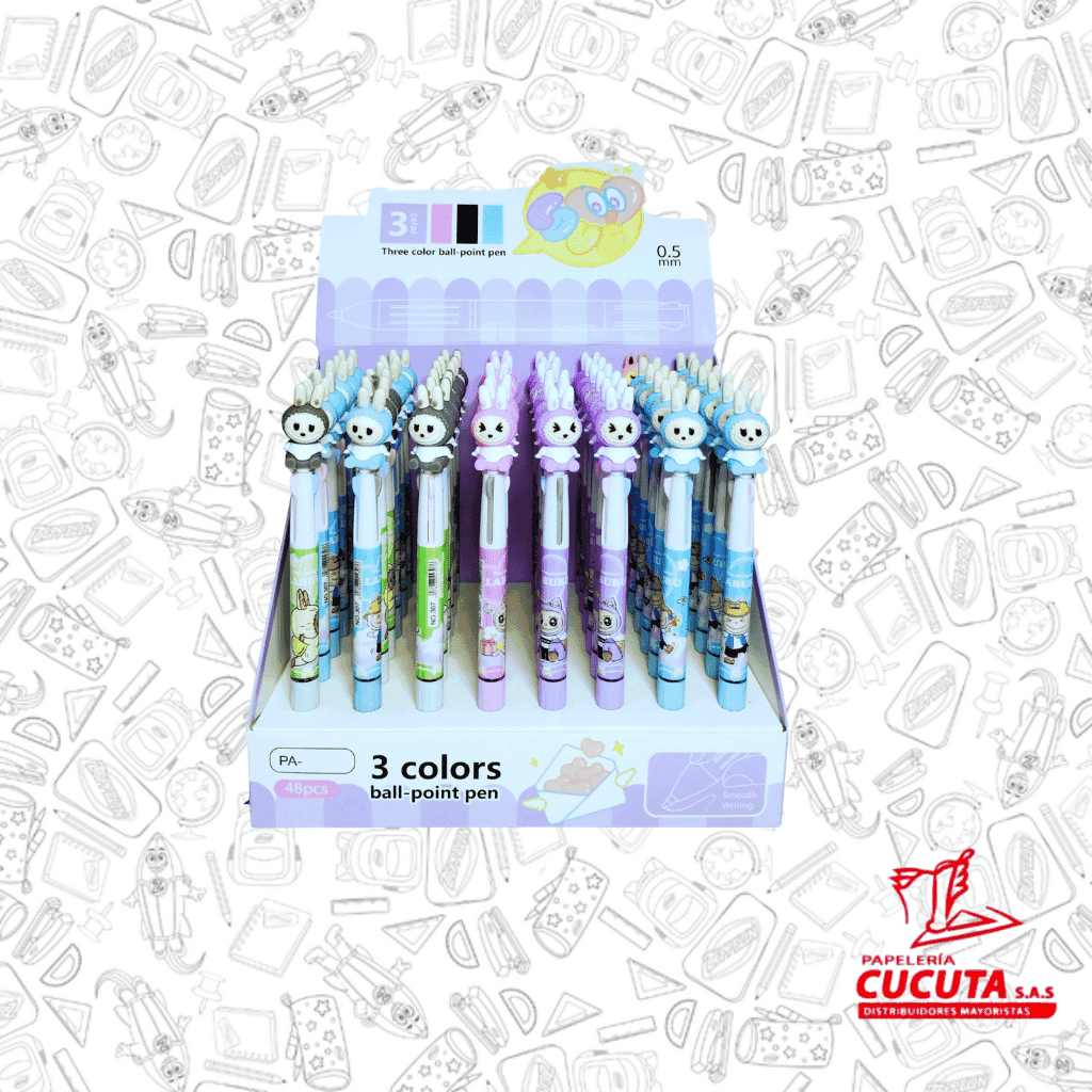 LAPICERO 3 MINAS R/F 307 DISPLEY X 48