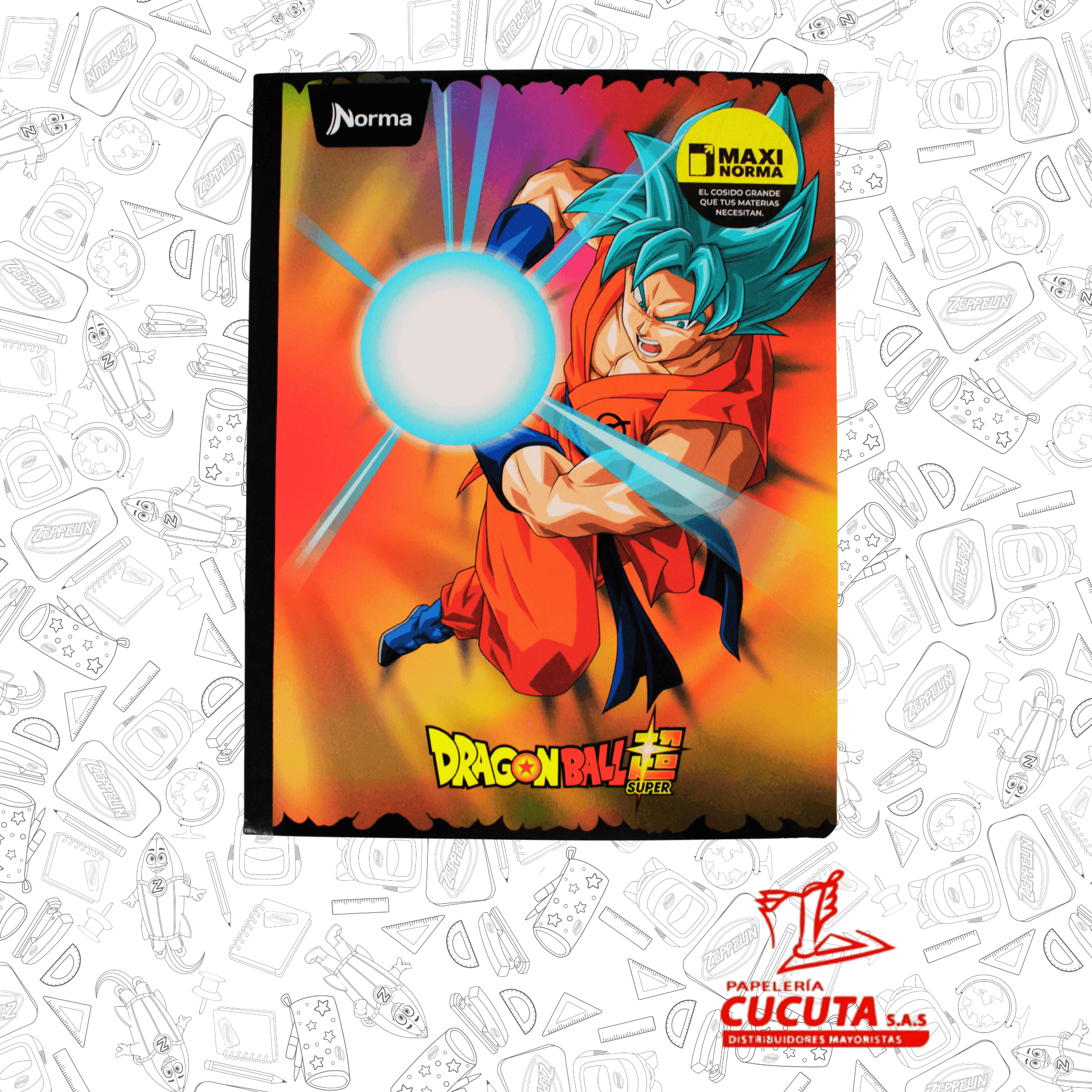 CUADERNO COSIDO GRANDE G/M 100HJ-1 MAXI NORMA vista 4