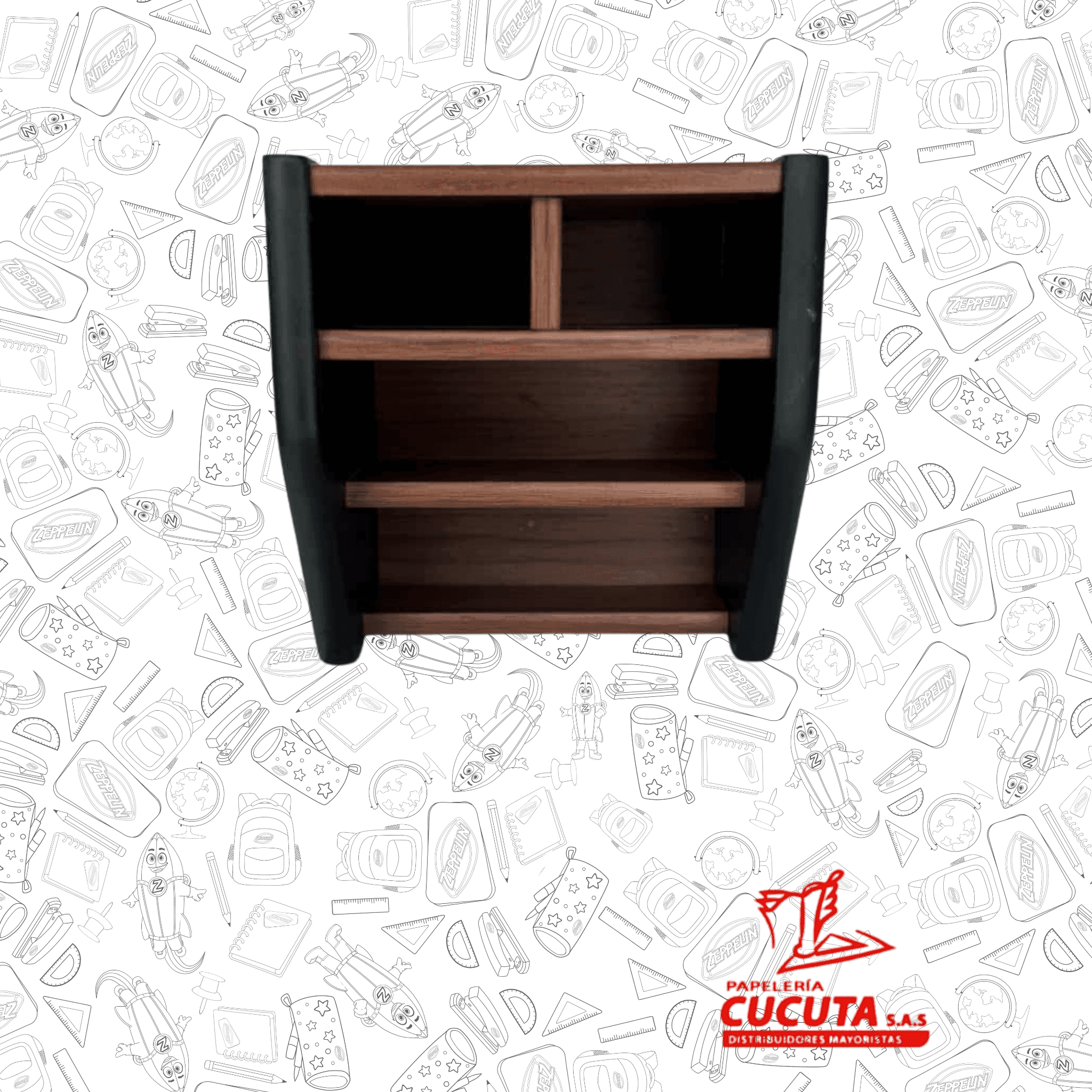 ORGANIZADOR DE MADERA X 4 HX 1010 CLARK vista 2