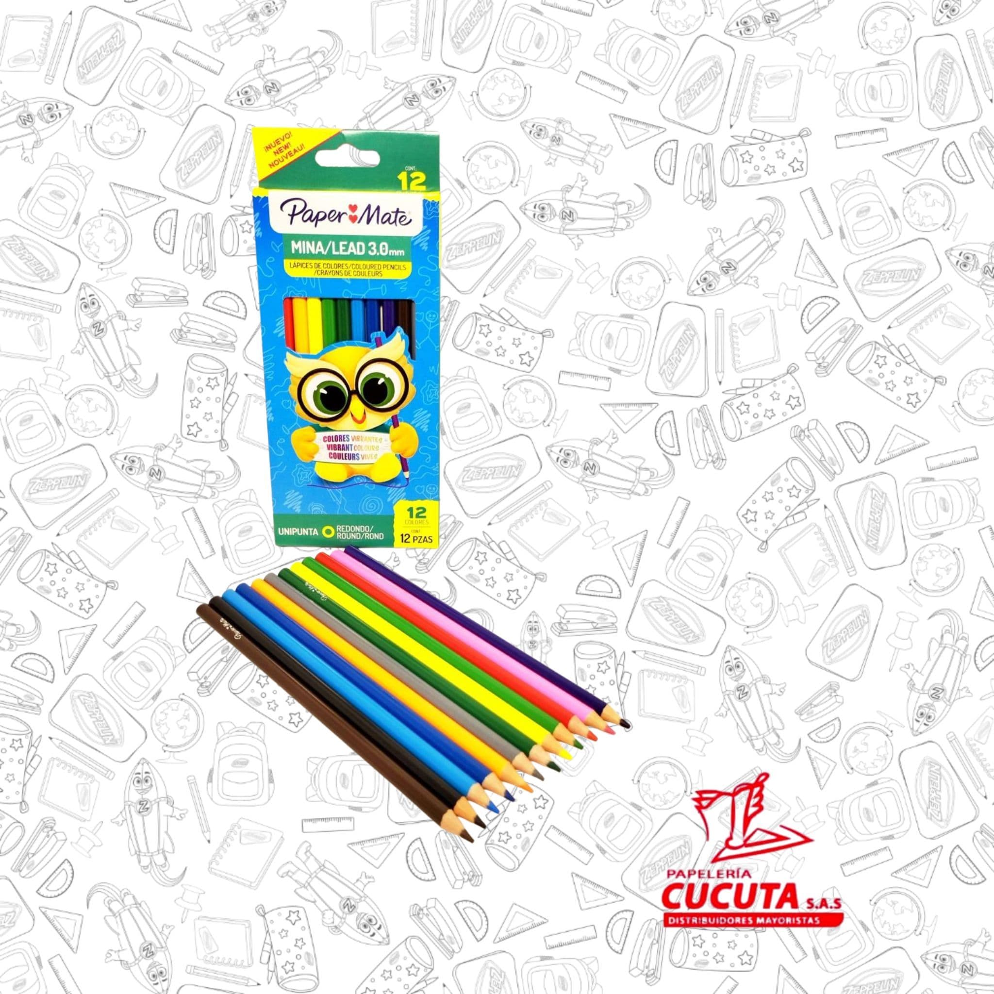 COLOR PAPER MATE 3.0MM X12 SAÚL