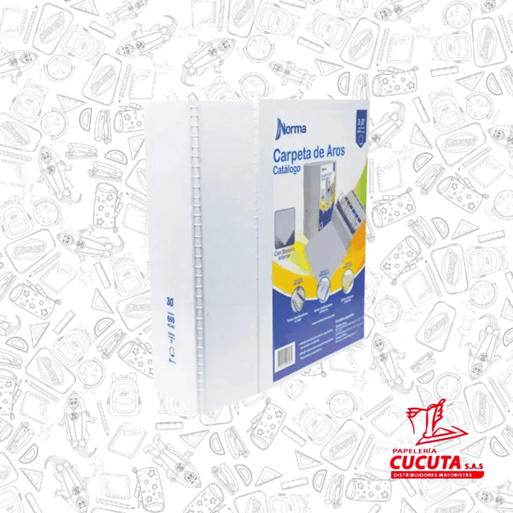 FOLDER 3 D BLANCO NORMA