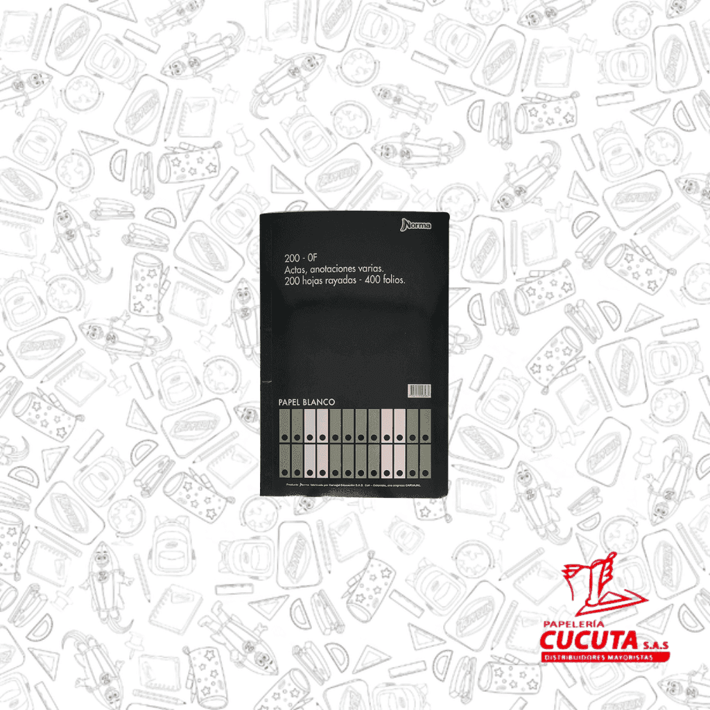 LIBRO ACTAS 200 OF NORMA R/F 500896 400 FOLIOS