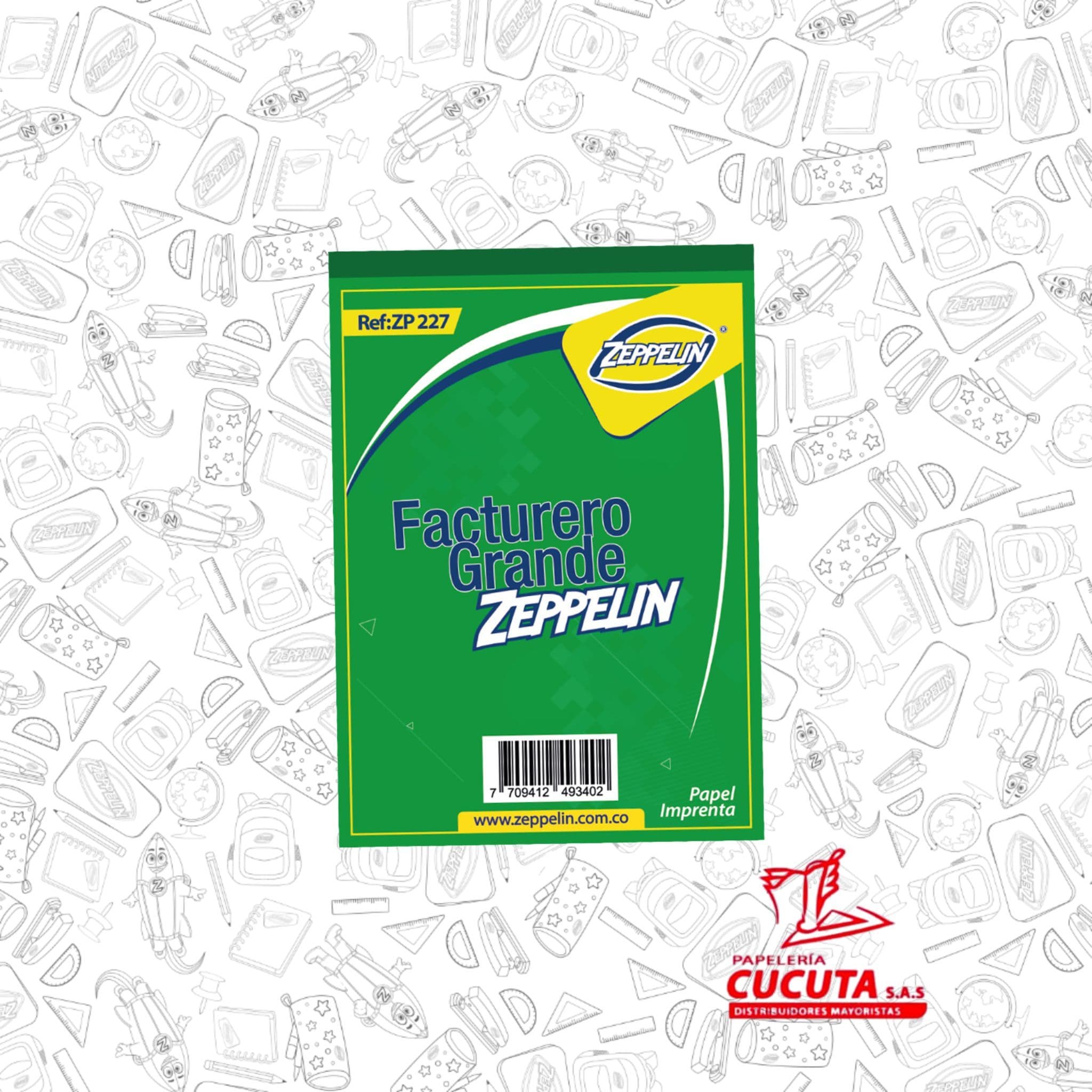 FACTURERO AUTOCOPIANTE GDE ZEPPELIN ZP 236