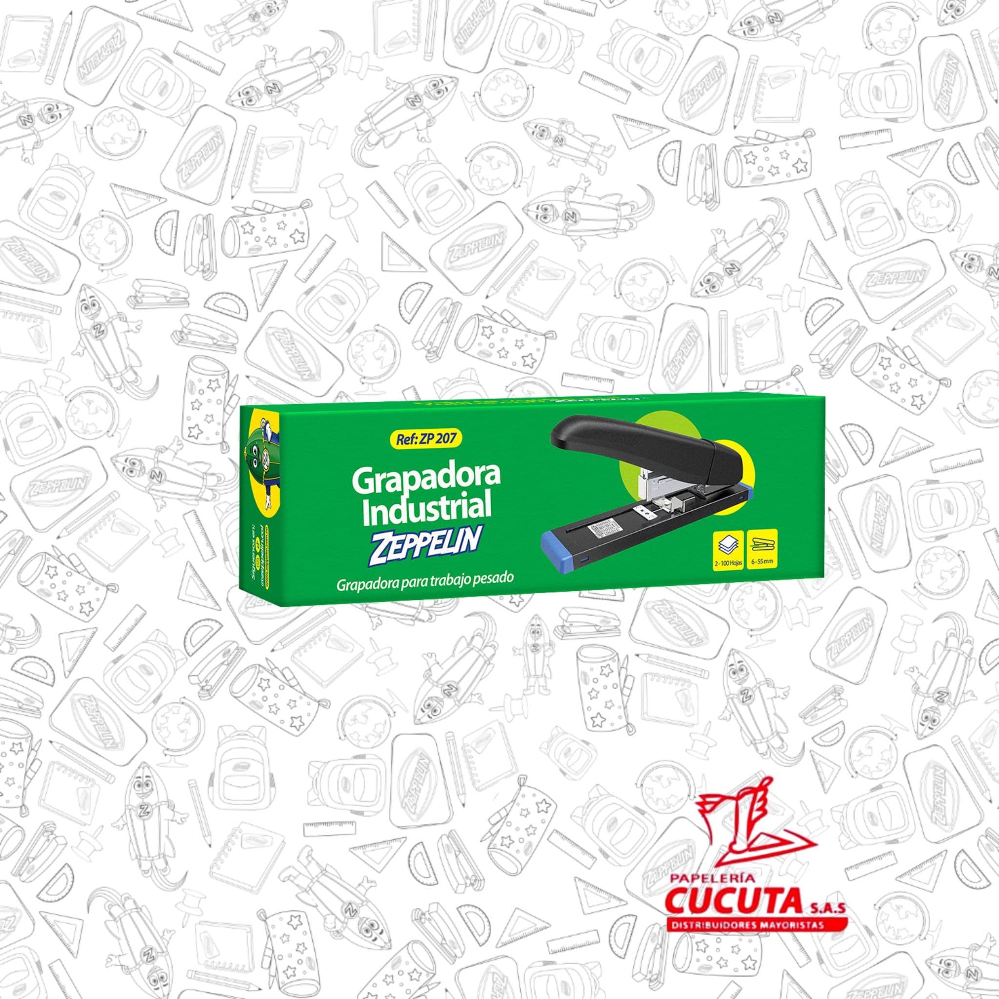 GRAPADORA INDUSTRIAL 100 HJ ZP 207 ZEPPELIN