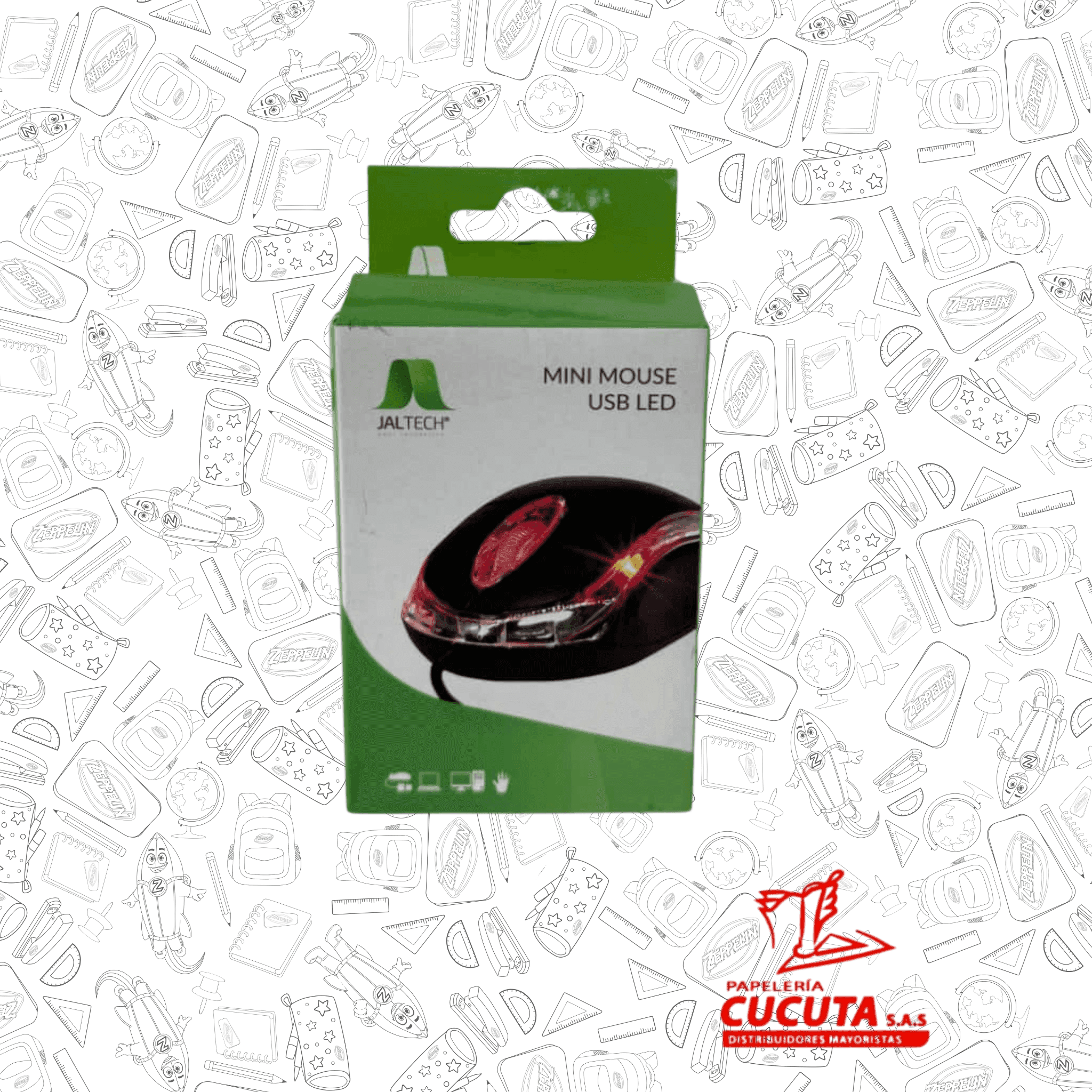 MOUSE USB LED ALAMBRICO JALTECH