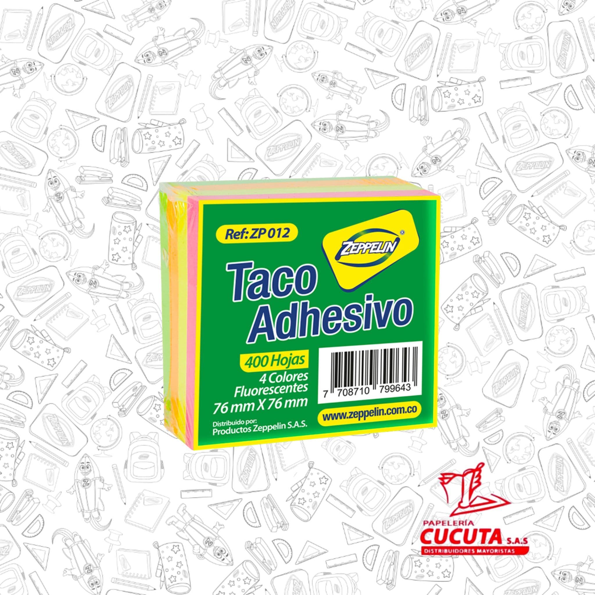 TACO ADHESIVO JUMBO X 400 HJ ZP012