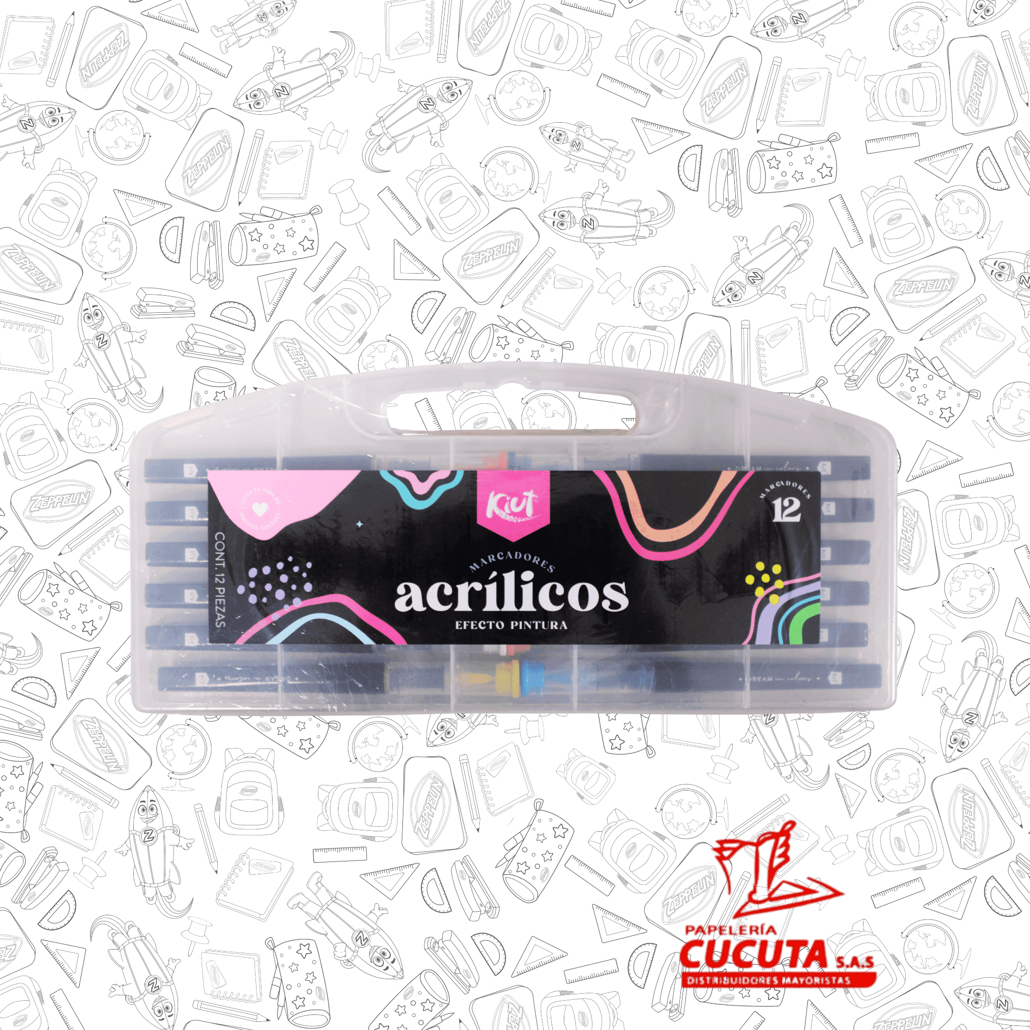 MARCADORES ACRILICO KIUT X12