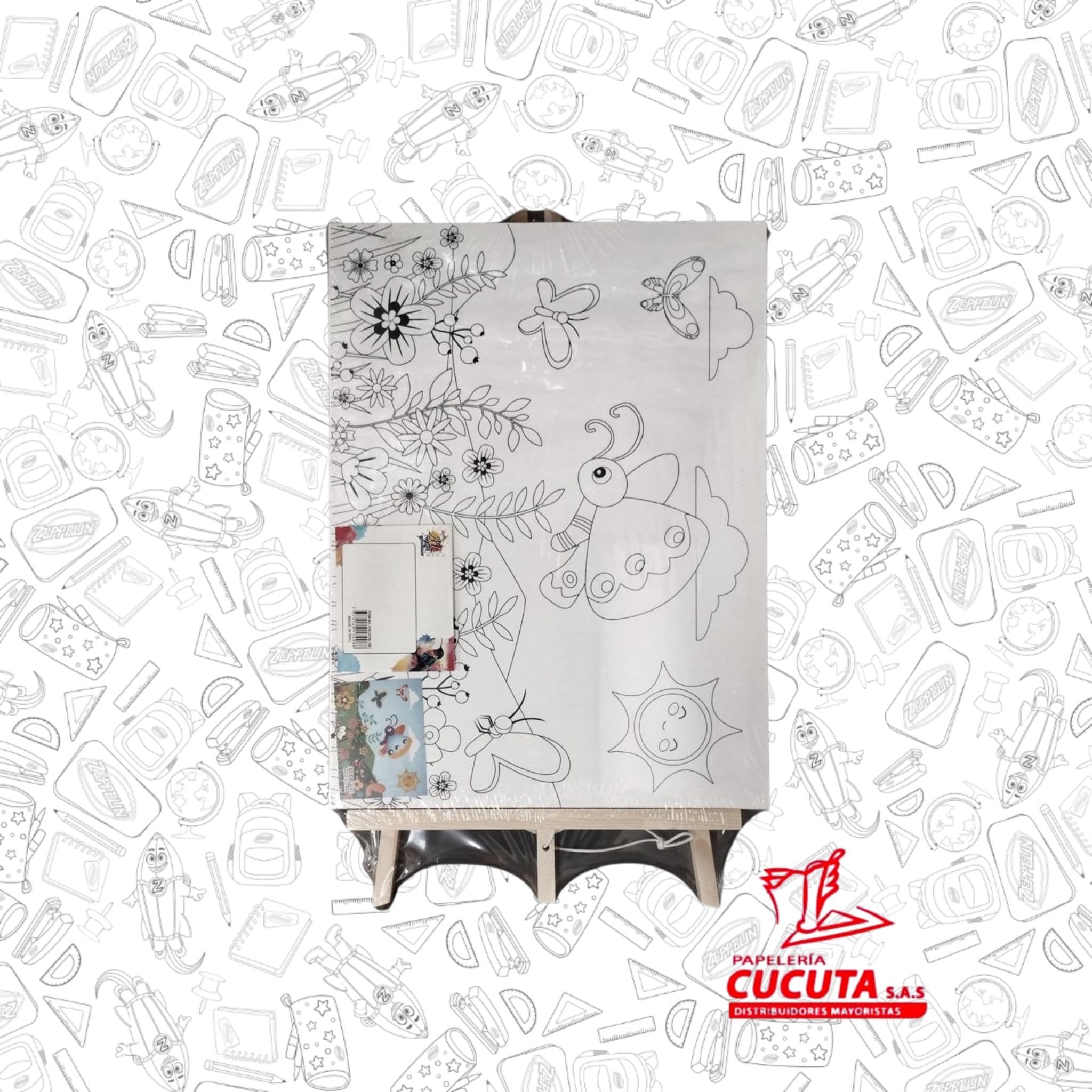 LIENZO 30X40 CON CABALLETE