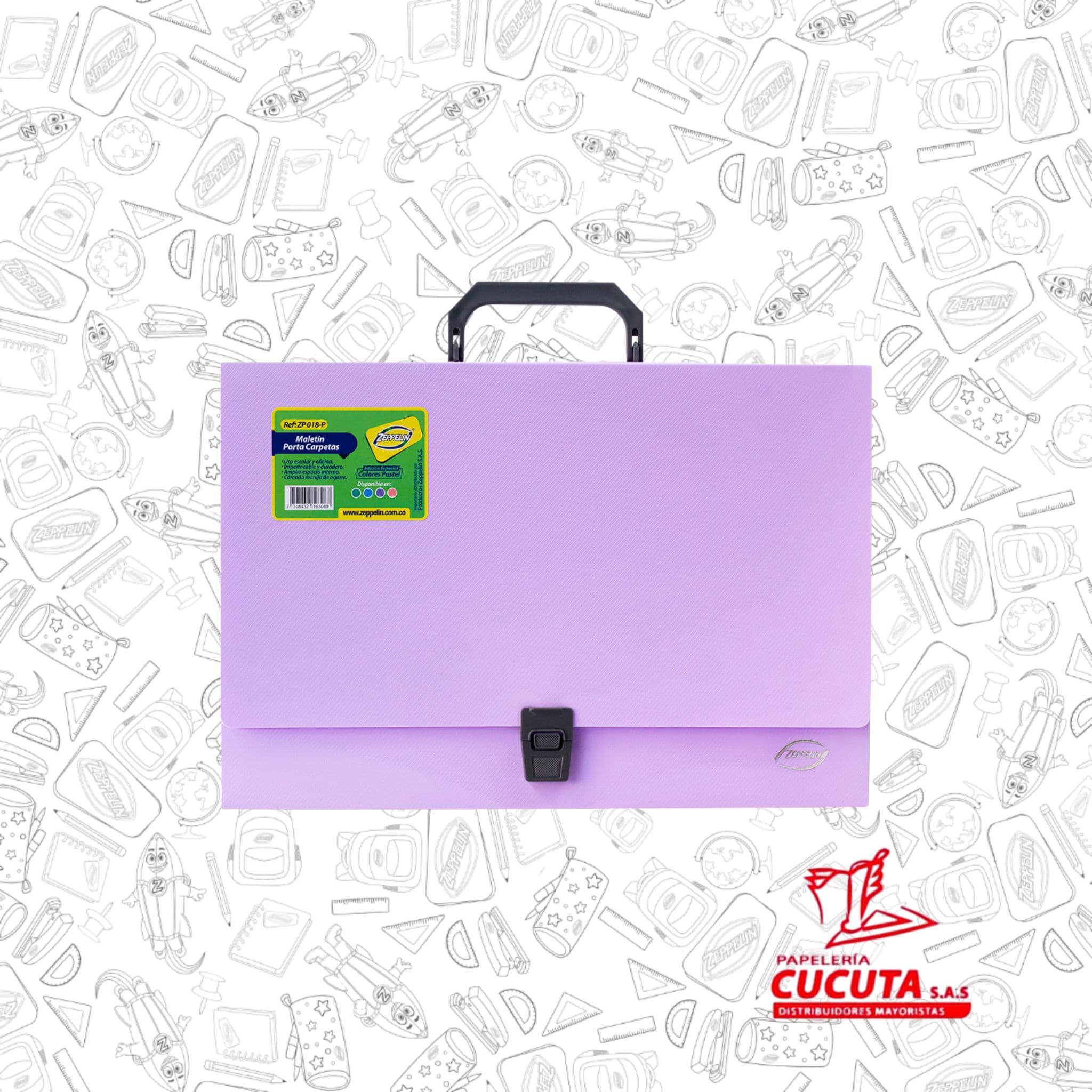 MALETA PASTEL ZP 018-P ZEPPELIN
