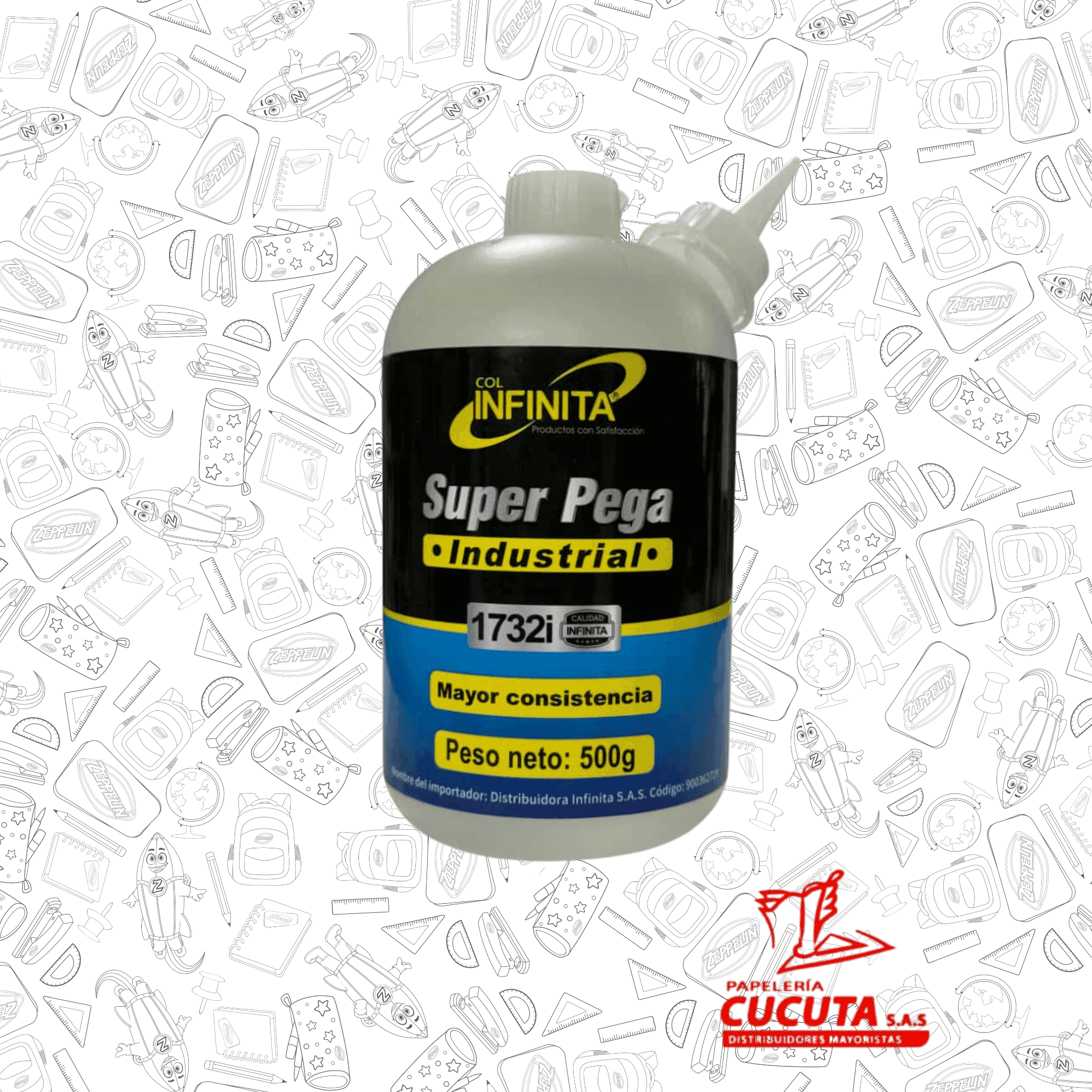 SUPER PEGA INFINITA 500 GRAMOS R/F 1732 INDUSTRIAL