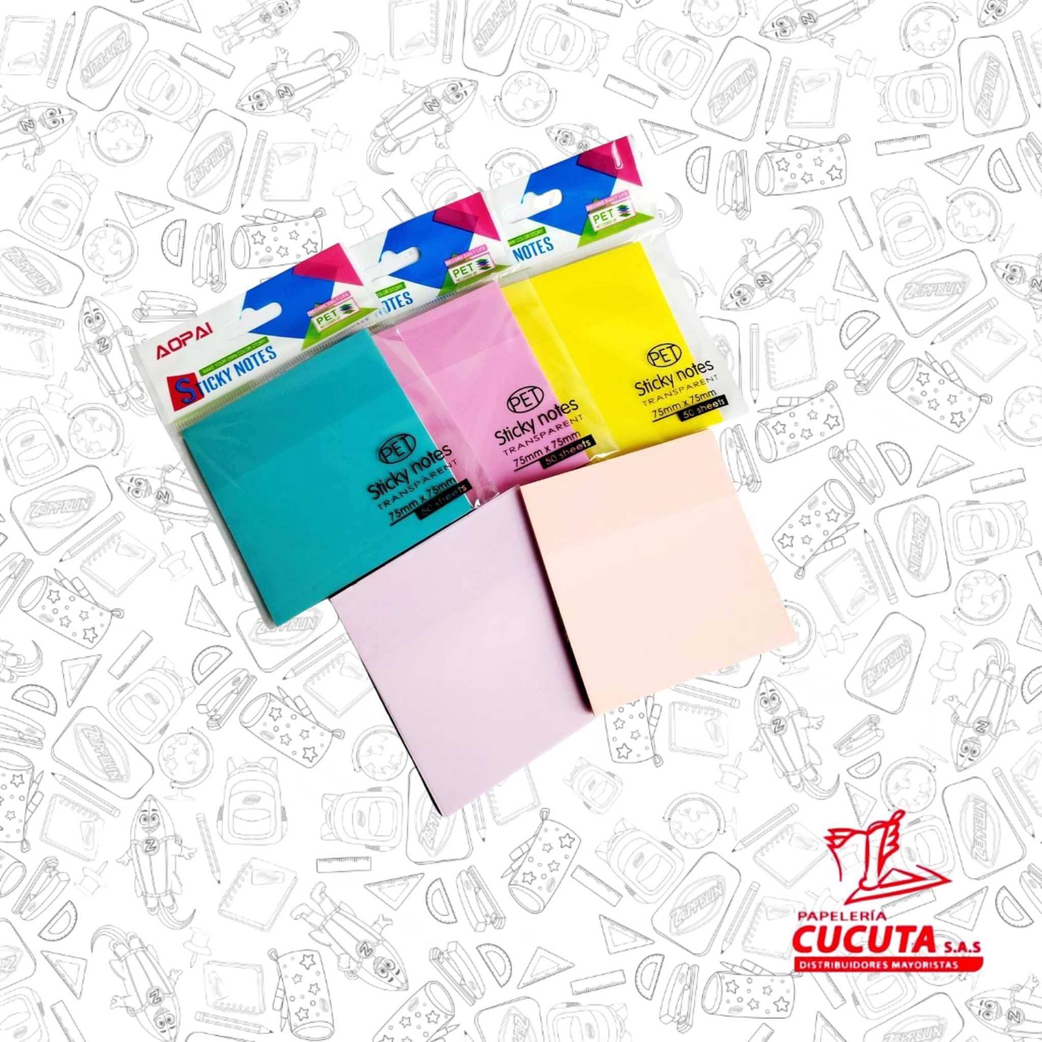 TACO ADHESIVO PASTEL X 50 PET822