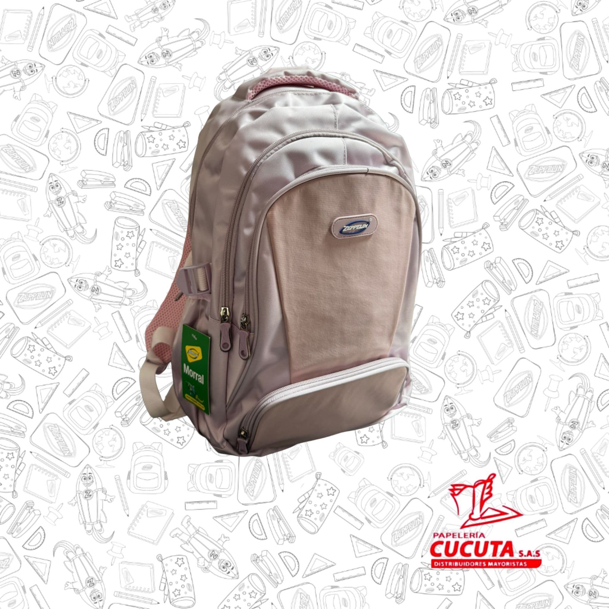 MORRAL UNICOLOR PASTEL ZEP-396-B NIÑA