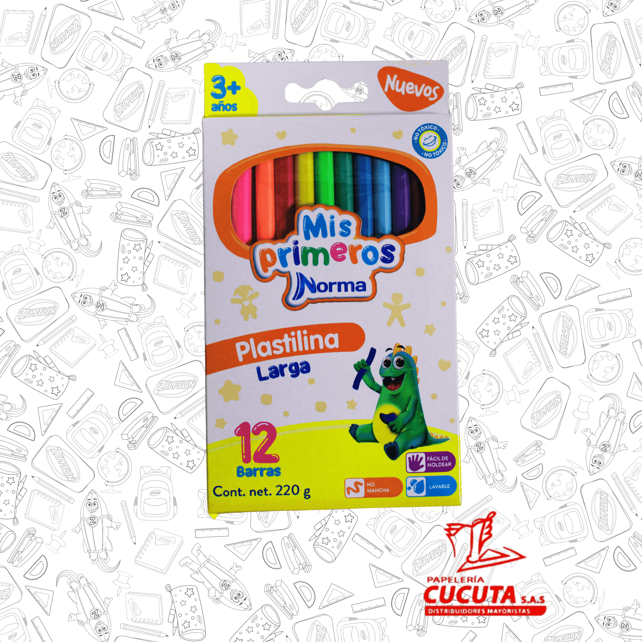 PLASTILINA X 12 NORMA
