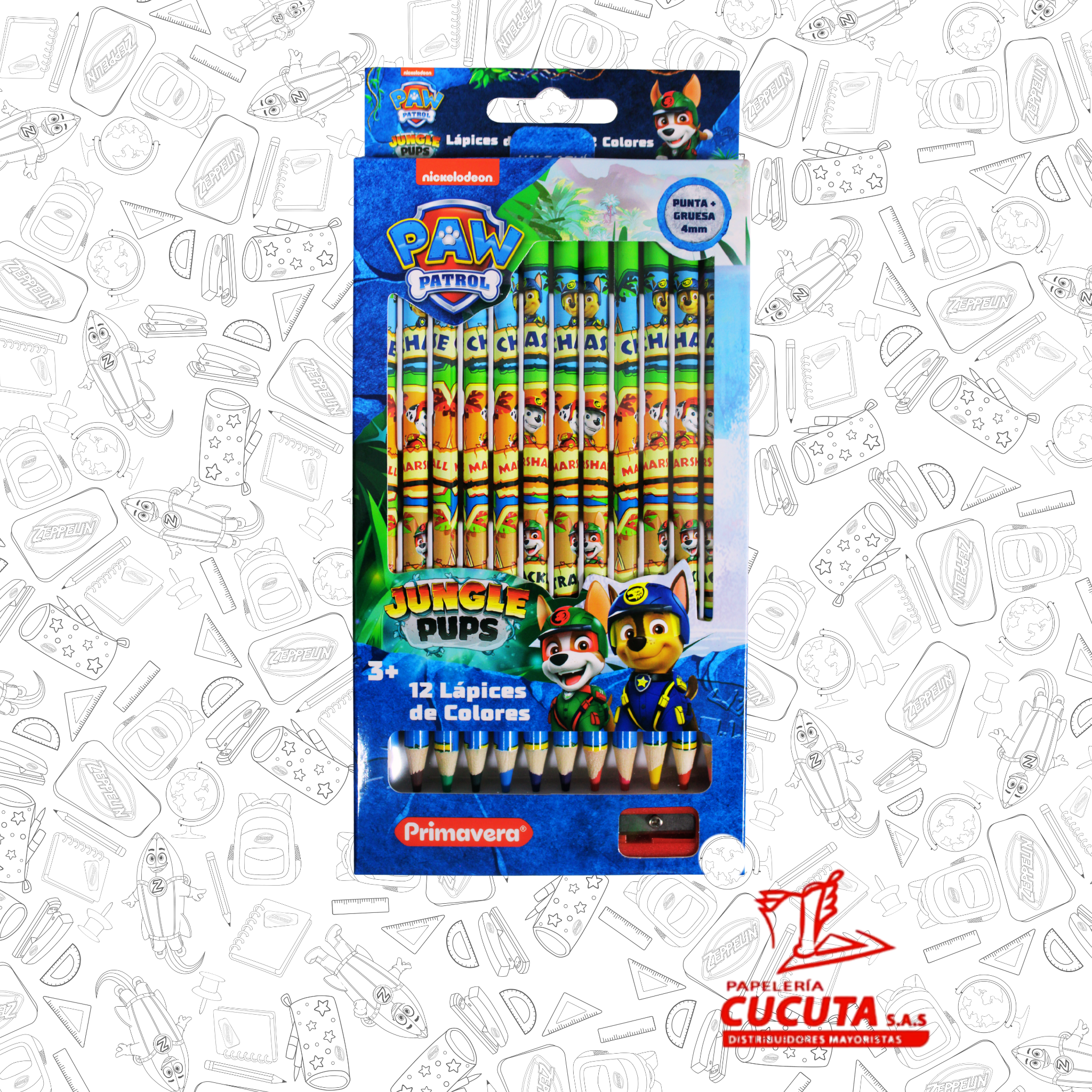 8 COLOR X 12 PERSONAJES PRIMAVERA