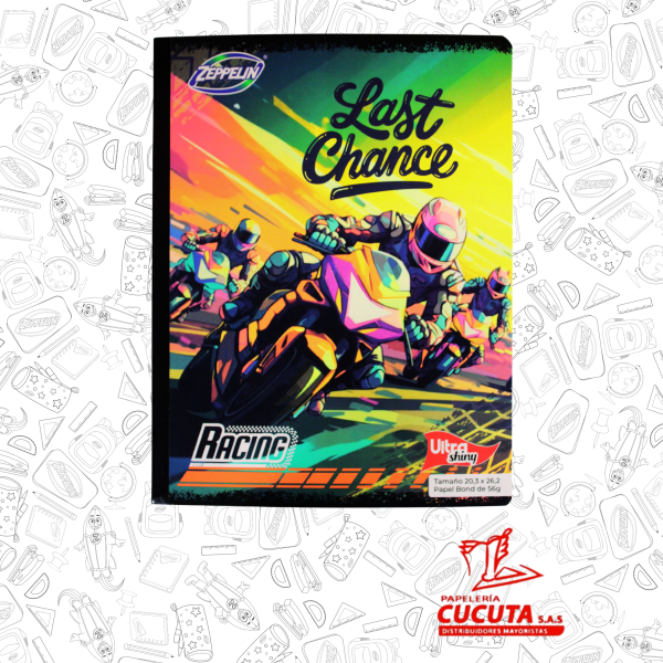 CUADERNO COSIDO 100HJ  GDE -2 ULTRA SHINY 20.3X26.2 PCX30 ZPP