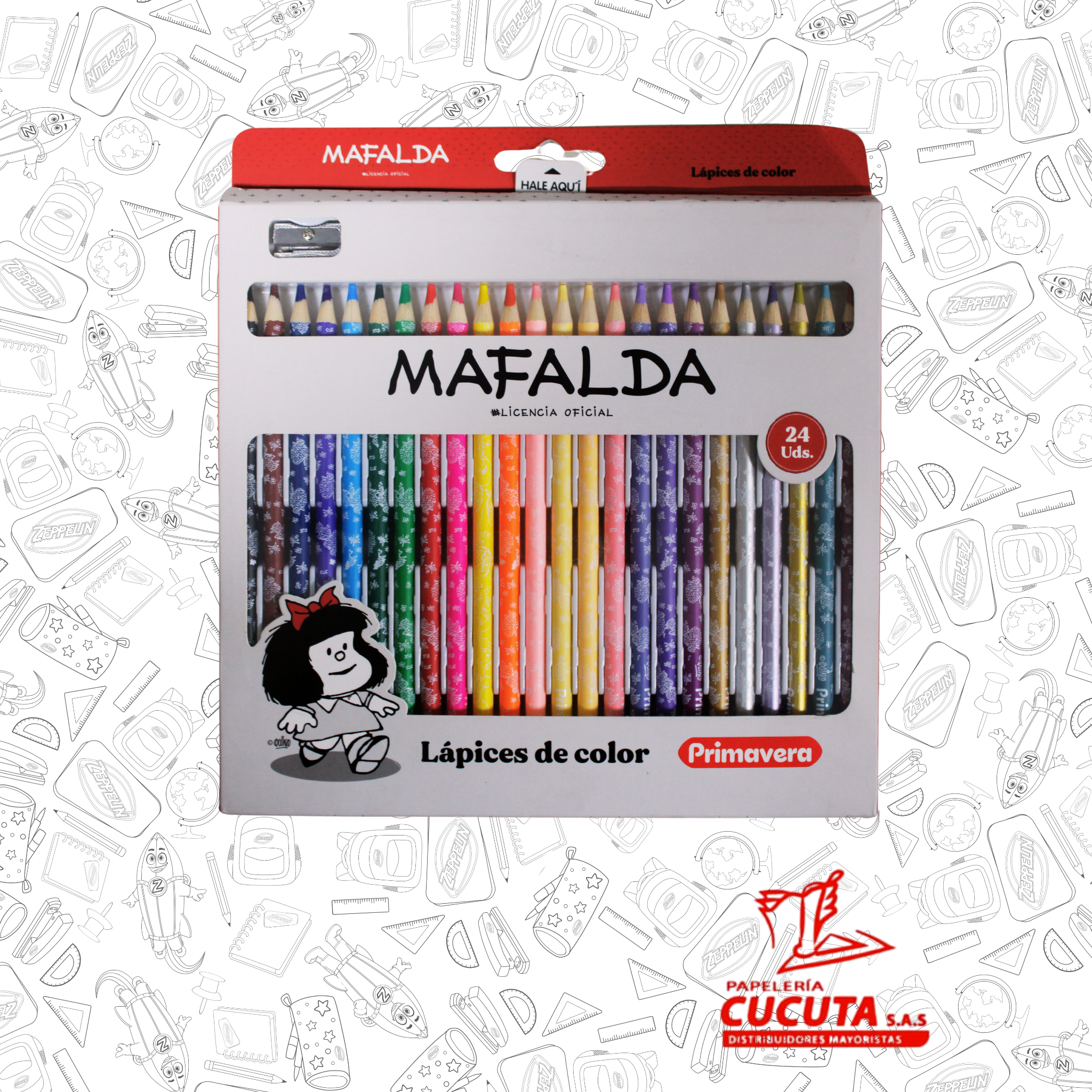 COLORES X 24 PRIMAVERA PERSONAJES