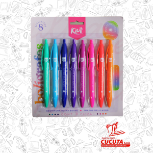 BOLIGRAFO KIUT X 8 NORMA