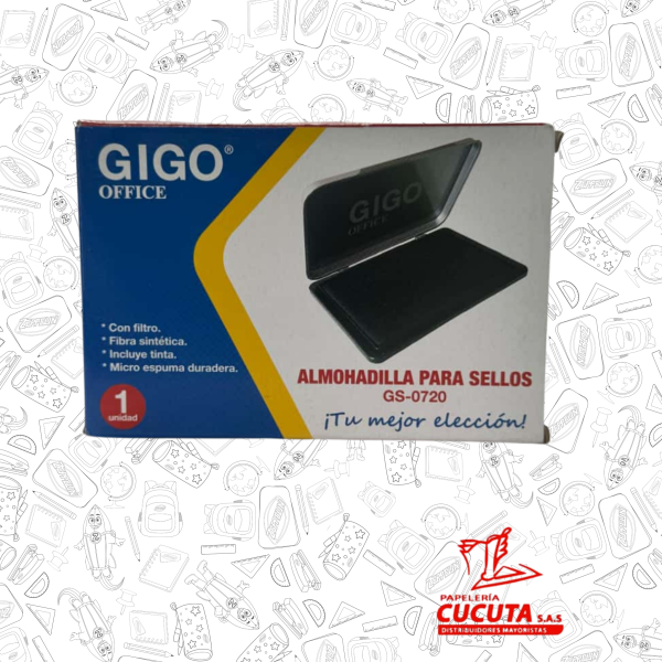 ALMOHADILLA CON TINTA R/F HUHUA GIGO-6324