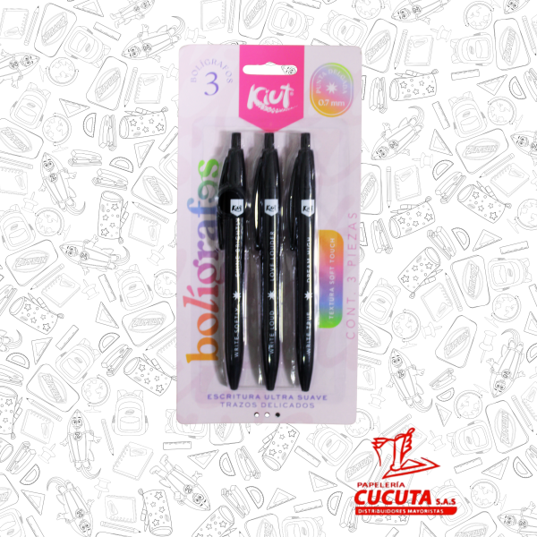 BOLIGRAFO KIUT X 3 NORMA