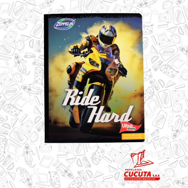 CUADERNO COSIDO 100HJ  GDE -2 ULTRA SHINY 20.3X26.2 PCX30 ZPP