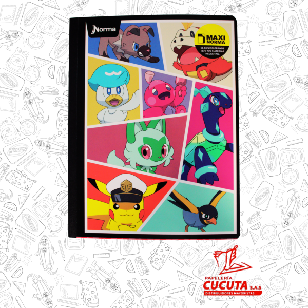 CUADERNO COSIDO GRANDE G/M 100HJ-1 MAXI NORMA