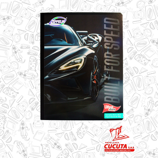 CUADERNO COSIDO 100HJ  GDE -2 ULTRA SHINY 20.3X26.2 PCX30 ZPP