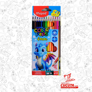 8 COLOR X 12 MAPED PEPS 4 MM