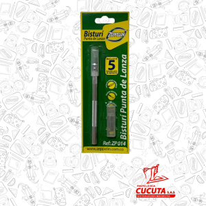 BISTURI X-ACTO ZP014 ZEPPELIN CON 5 REPUESTOS