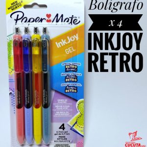 BOLIGRAFO X 4 INKJOY RETRO