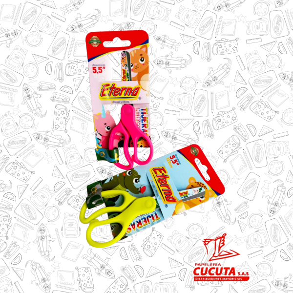 TIJERA PUNTA ROMA ESTAMPADA 5.5" ET 139