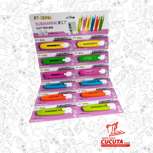 BISTURI BLISTER PT21056 CUTTER 668