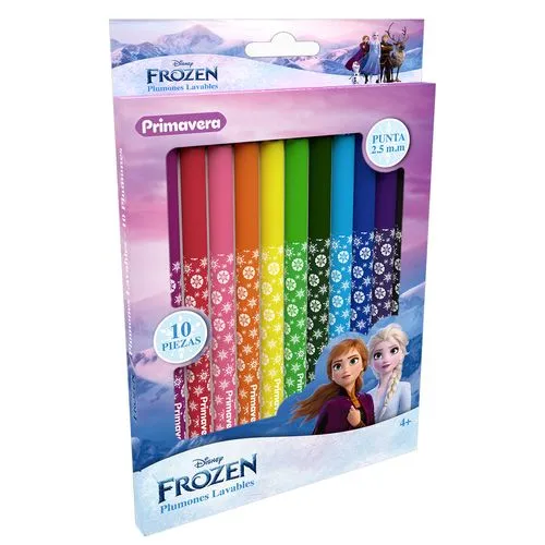 PLUMONES LAVABLES X 10 PERSONAJES PRIMAVERA