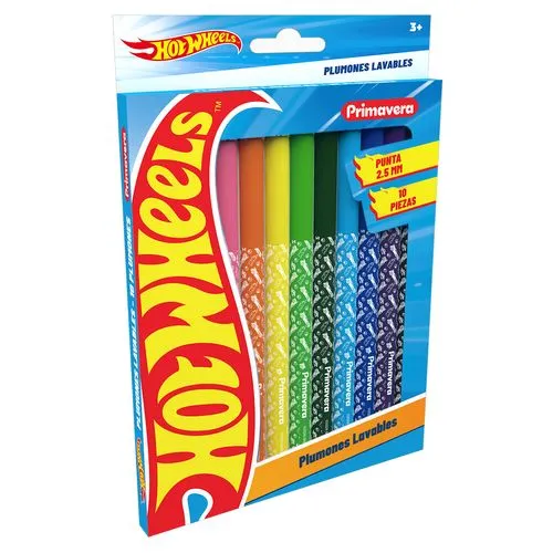 PLUMONES LAVABLES X 10 PERSONAJES PRIMAVERA