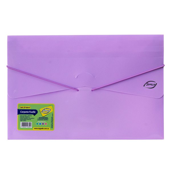 CARPETA FUELLE PASTEL ZP 004-P ZEPPELIN