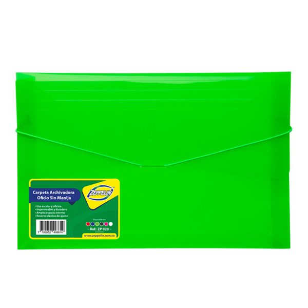 CARPETA ARCHV OFIC SIN MANIJA REF. ZP020 PC X 60