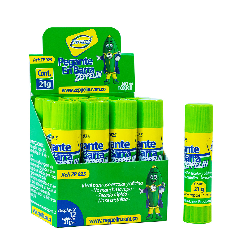 PEGANTE BARRA 21 G ZP025 PCX384 TAPA VERDE ZEPPELIN (copia)