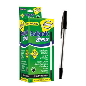 BOLIGRAFO NEGRO ZEPPELIN REF.  ZP 052 PC X 4000