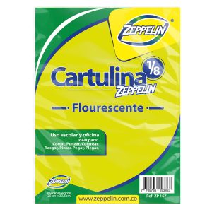 CARTULINA FLUORESCENTE 1/8
