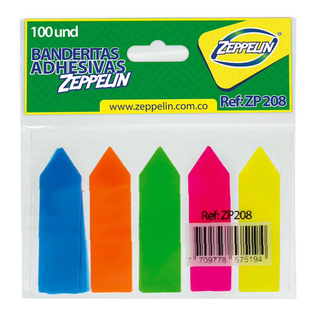 BANDERITAS SEÑALIZADORAS R/F P01-2 ZEPPELIN ZP 208