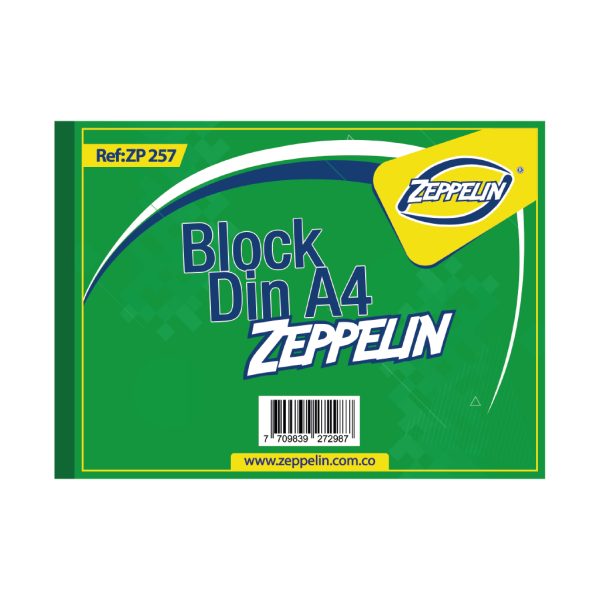 BLOCK  DIN A4 BLANCO