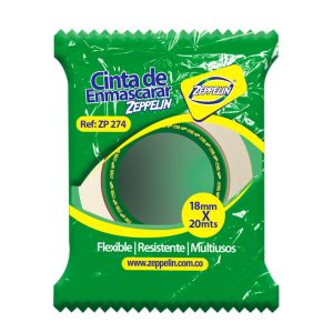 CINTA ENMASCARAR 3/4 X 20 METROS ZP 274 ZEPPELIN *PC 192