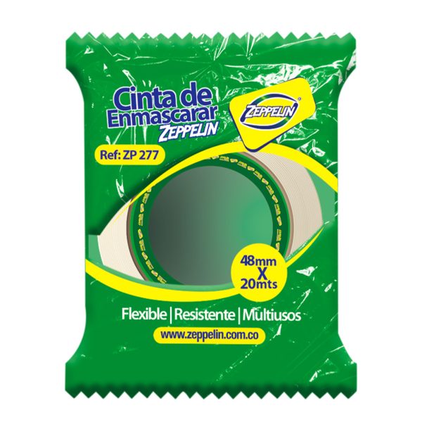 CINTA ENMASCARAR 2" X 20 YARDAS ZP 277 ZEPPELIN PC X50