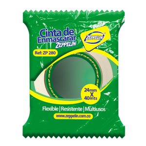 ZP 280 Cinta Enmascarar 24x40 CINTA ENMASCARAR 1 " X40 YARDAS ZP 280 ZEPPELIN PC X88