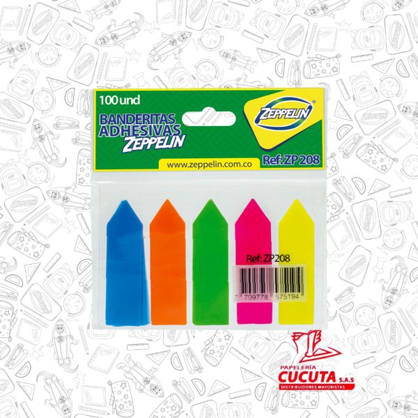 BANDERITAS SEÑALIZADORAS R/F P01-2 ZEPPELIN ZP 208